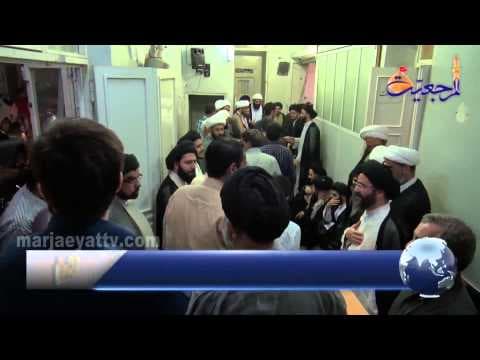 الأخبار و الأحداث 5  شوال 1436 – اللقاءات الیومیة بسماحة المرجع الشیرازي دام ظله